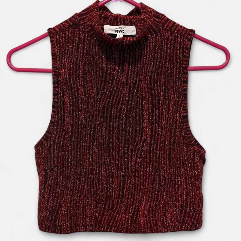 Steve-madden Women's Burgundy and Red Vest